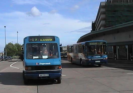 Stagecoach South Wales Mercedes O811D Alexander ALX100 41413 & B10M